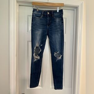 American Eagle High Rise Jeggings 360 Next Level Stretch size 2 short
